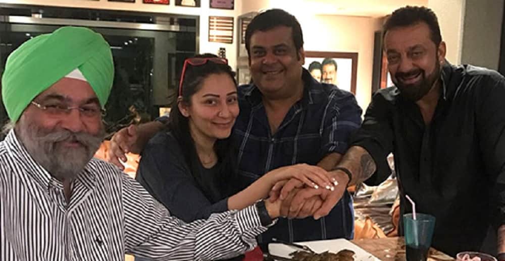 sanjay dutt organised a party for saheb biwi and gangster 3 team members