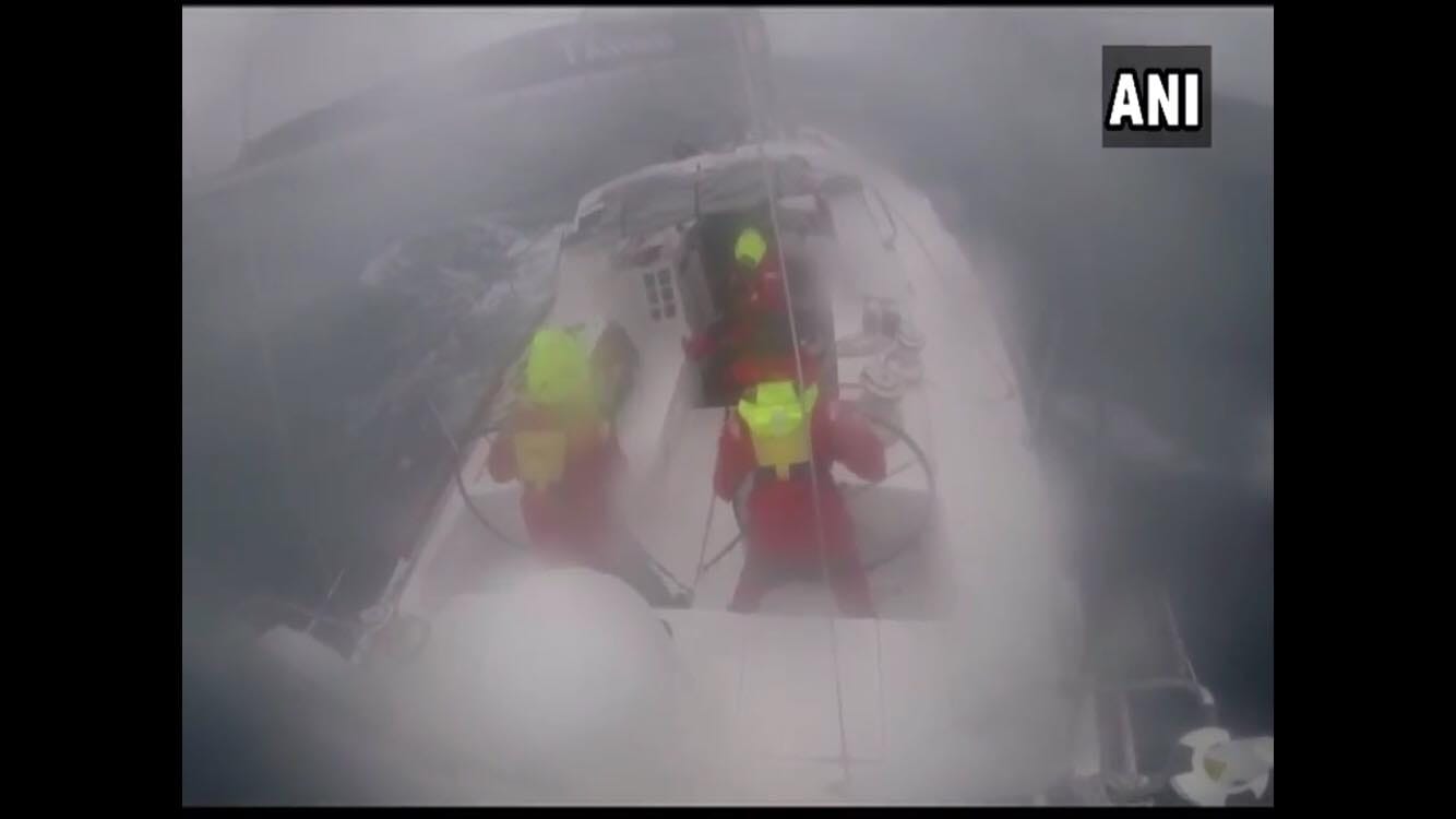 insv tarini female crew facing sea storm