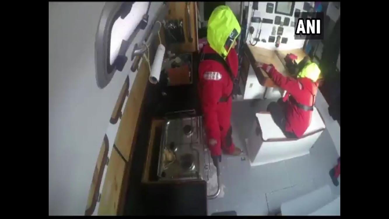 insv tarini female crew facing sea storm