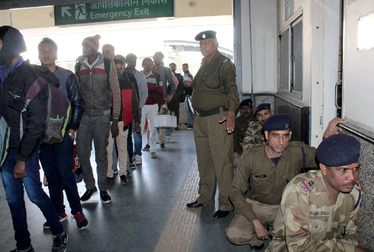 mock drill of terrorist attack in gurugram metro station