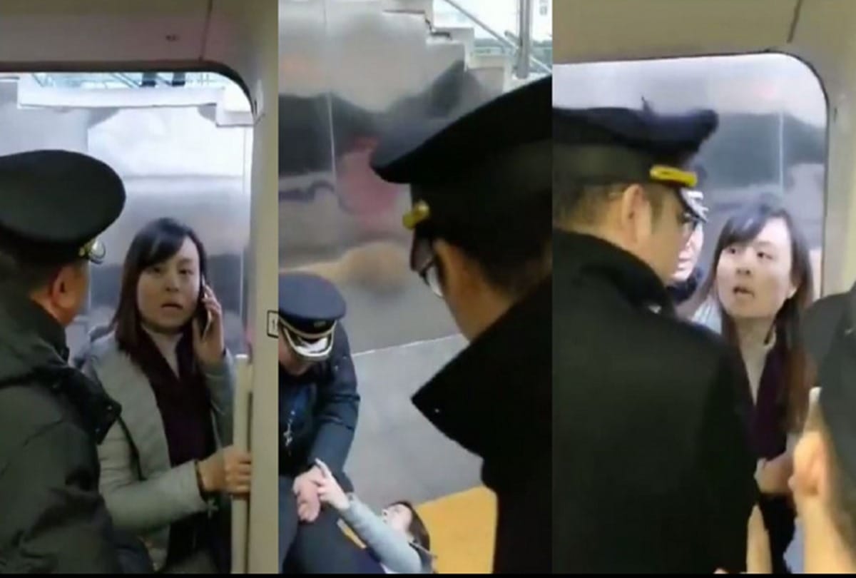 Wife stopped high speed train just because her husband was late to catch the journey