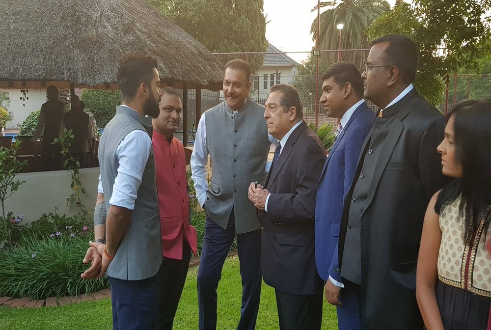 INDvSA: Virat Kohli and Team Visit India House in Johannesburg