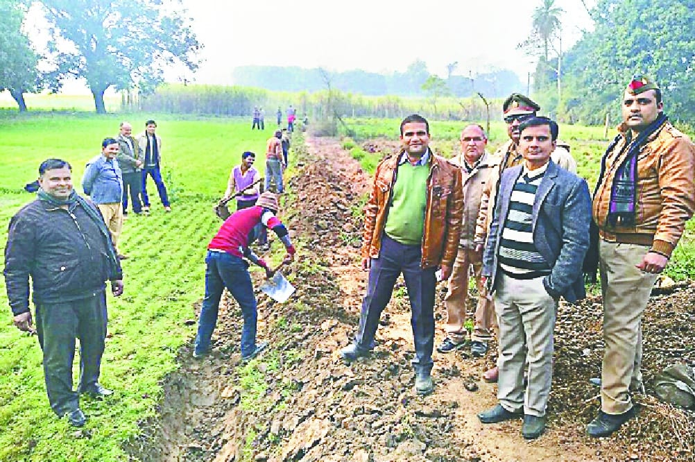 Illegal occupation removed from ponds