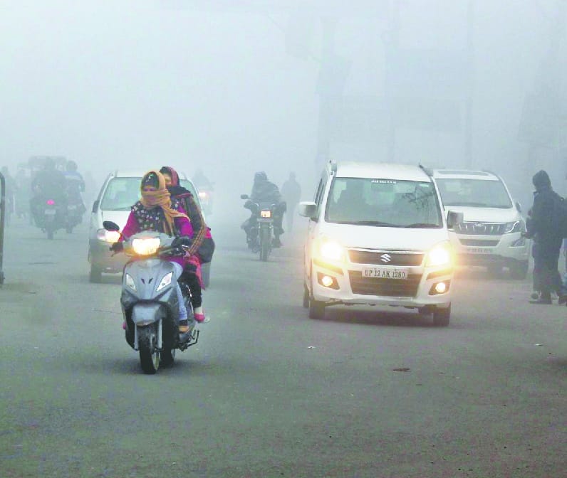 Fog increased coolness, temperature reached 2.2 degree
