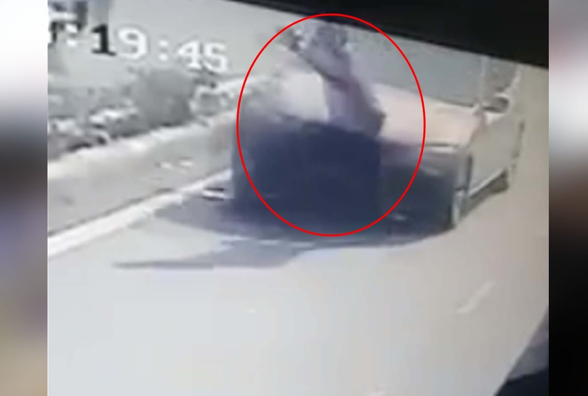b.com student driving bmw hit an old man on road