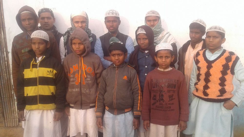 students took shelter in mosque due to conslict