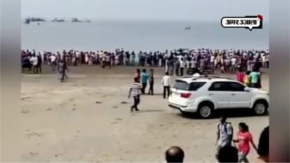 40 SCHOOL CHILDREN ONBOARD CAPSIZED INTO SEA NEAR DAHANU IN MAHARASHTRA 