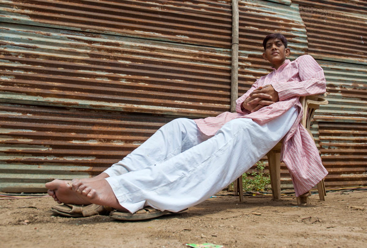 tallest man in india visited kanpur