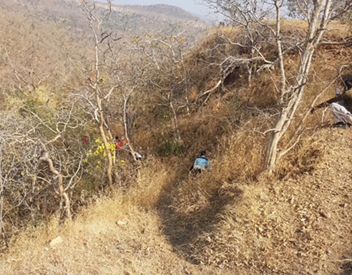 Youth head crushed with stone and thrown into a deep gorge found alive after 5 days in Indore