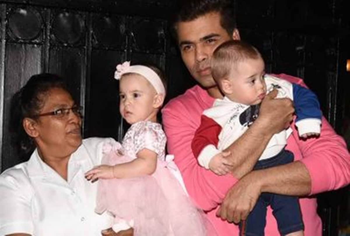 karan johar shares adorable pictures of yash and roohi