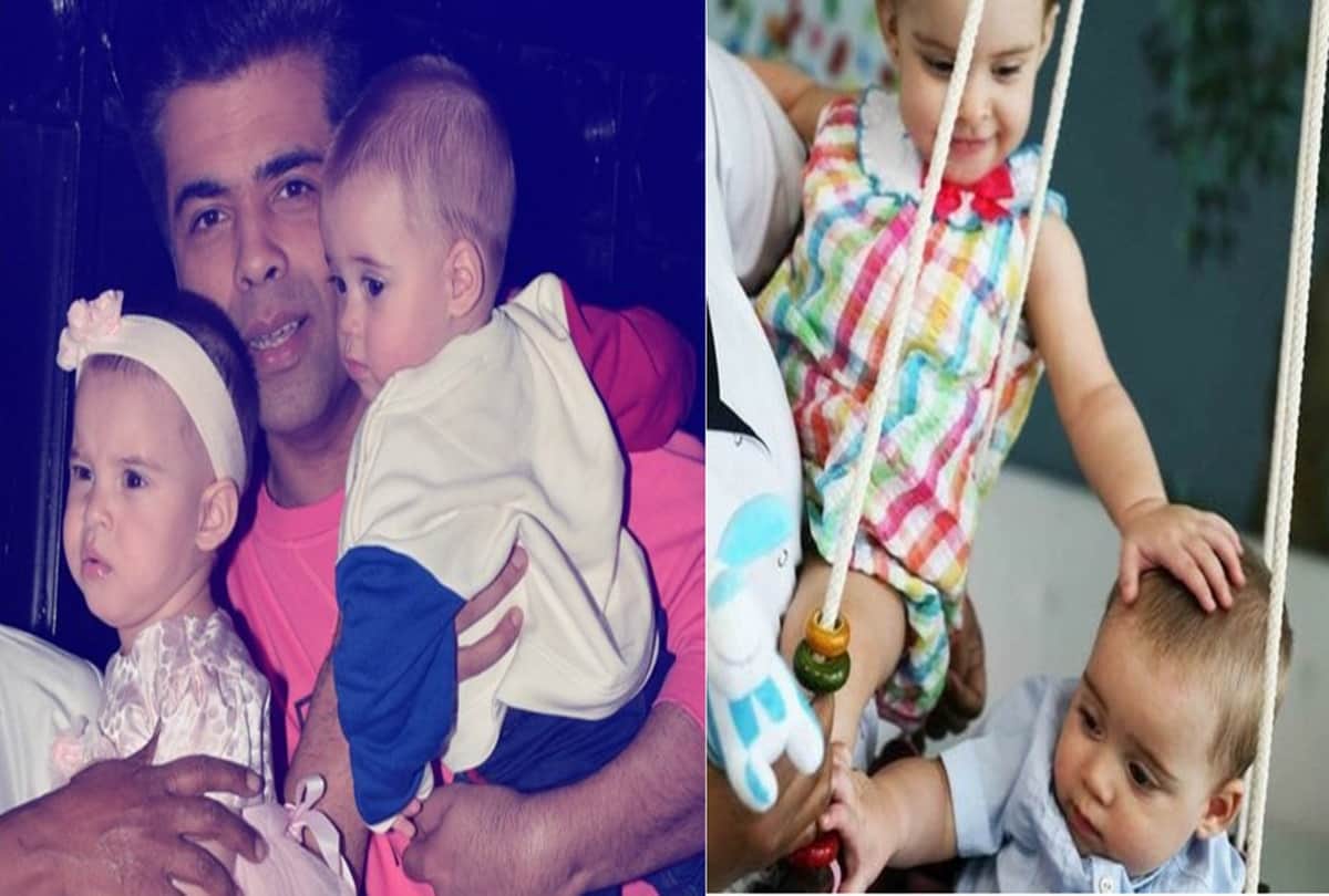 karan johar shares adorable pictures of yash and roohi