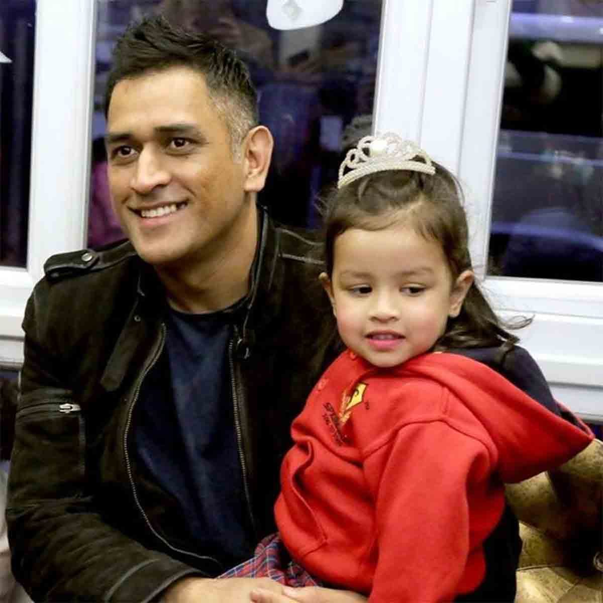MS Dhoni cheers daughter Ziva on annual day