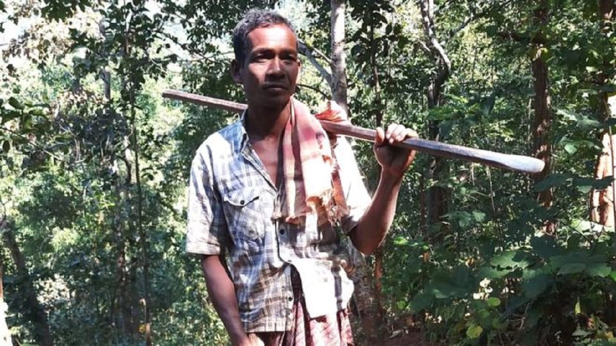 Odhisa Mountain man cut two mountains