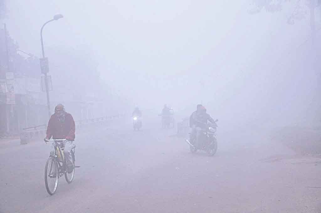 cold wave in haryana and hissar temperature reached to minus