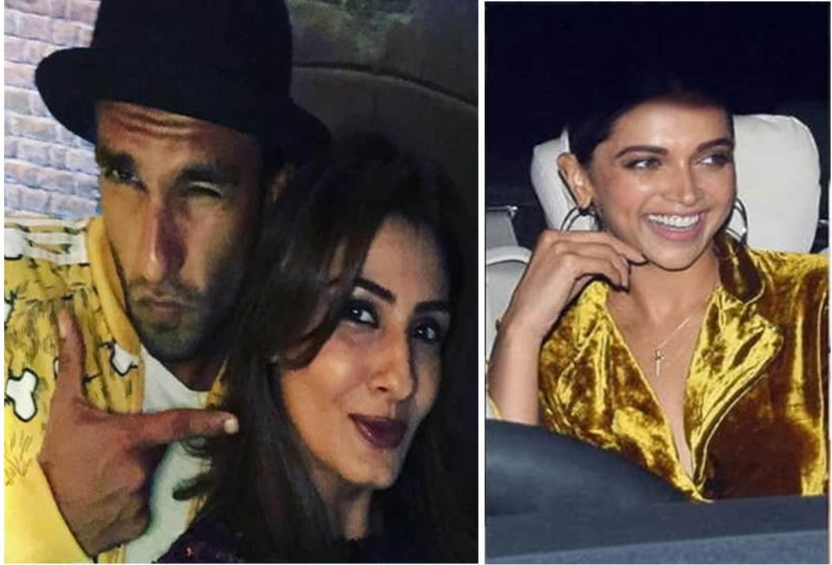Deepika Padukone, Ranveer Singh arrive at SRKs party for BFF Kaajal Anand