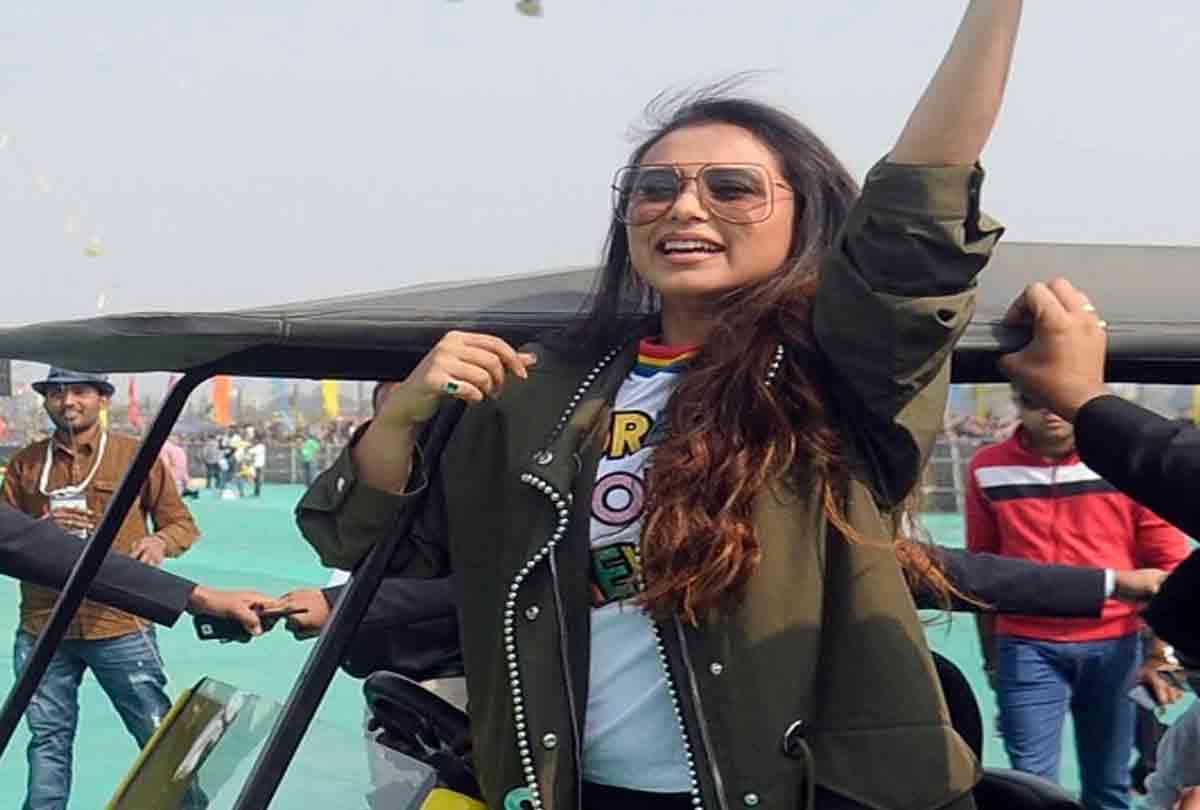 rani mukerji celebrate makar sankranti in ahmedabad by flying kites