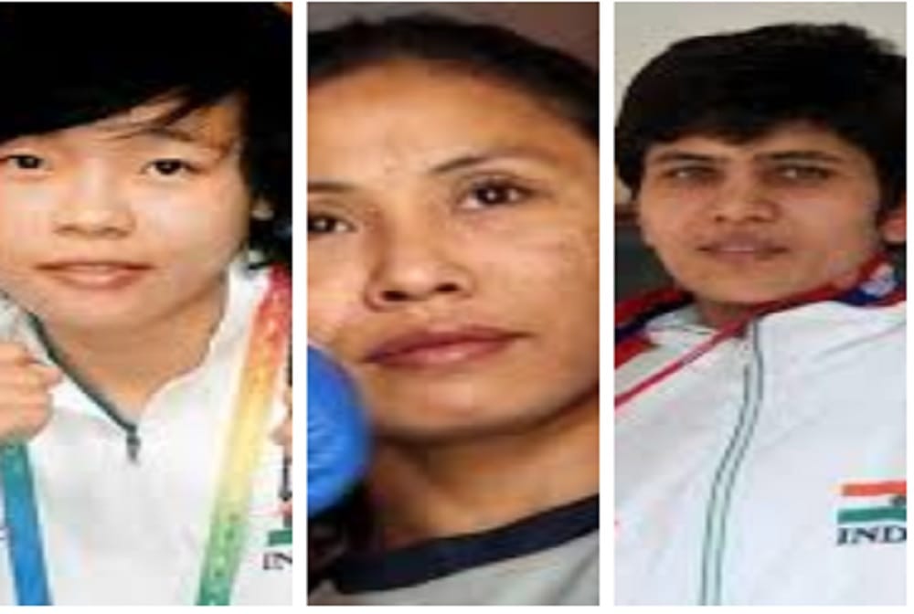 national womens boxing championships sarjubala, sonia and sarita claim gold medal