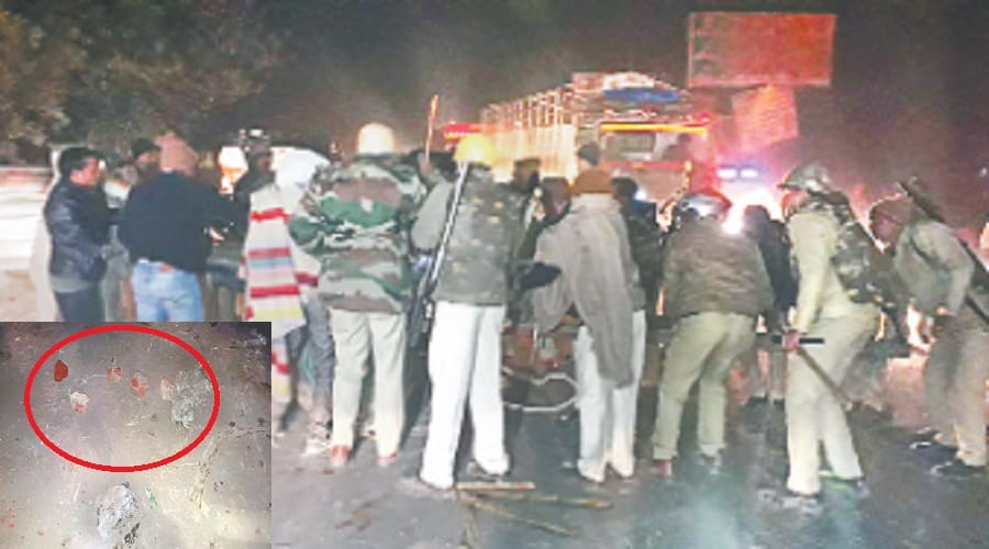 Ruckus after road accident, farmers beaten with sticks