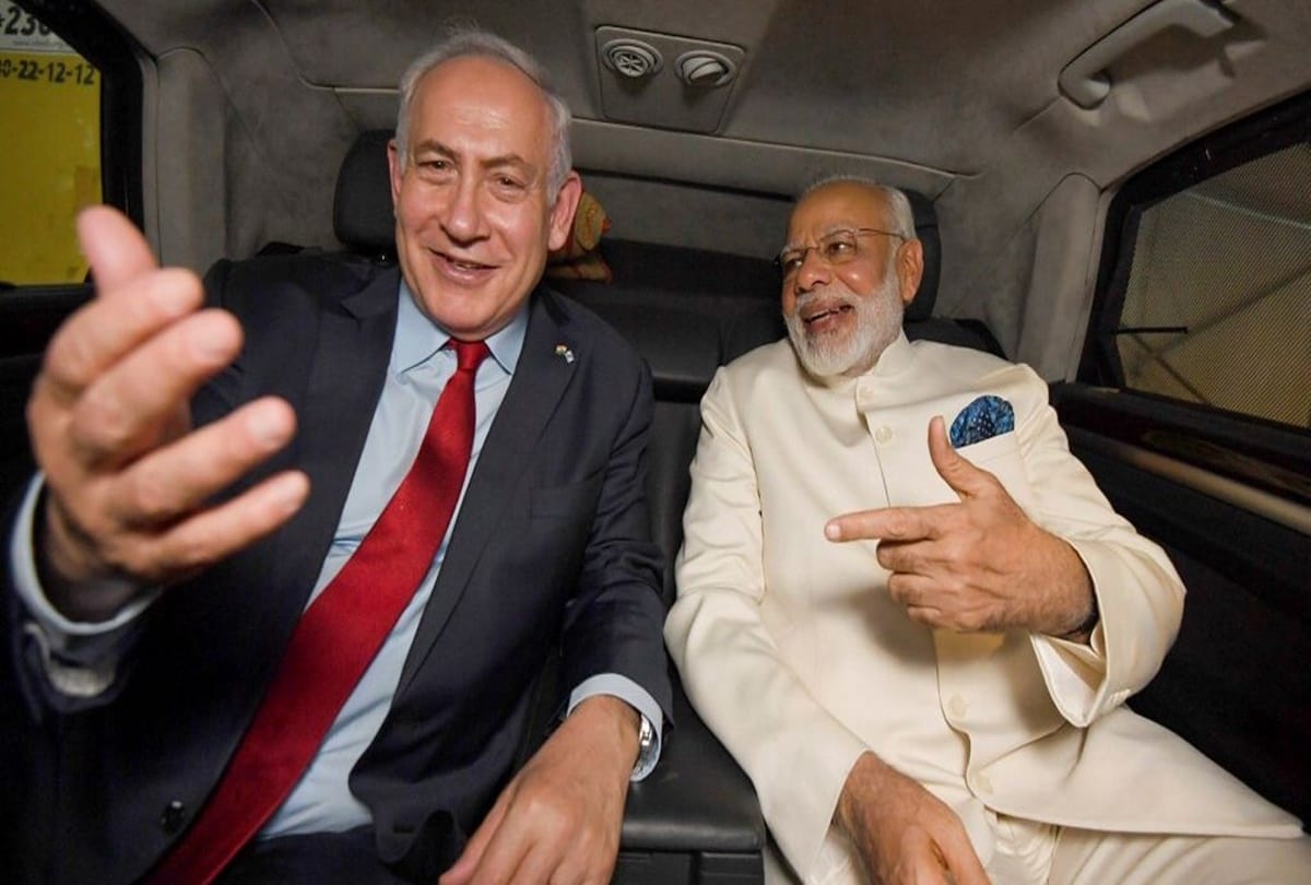 Pm Modi Photo with benjamin netanyahu, Election campaign speed