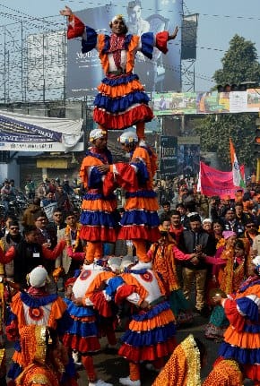 Start of Uttarayanika Meela, the spring sign for the city