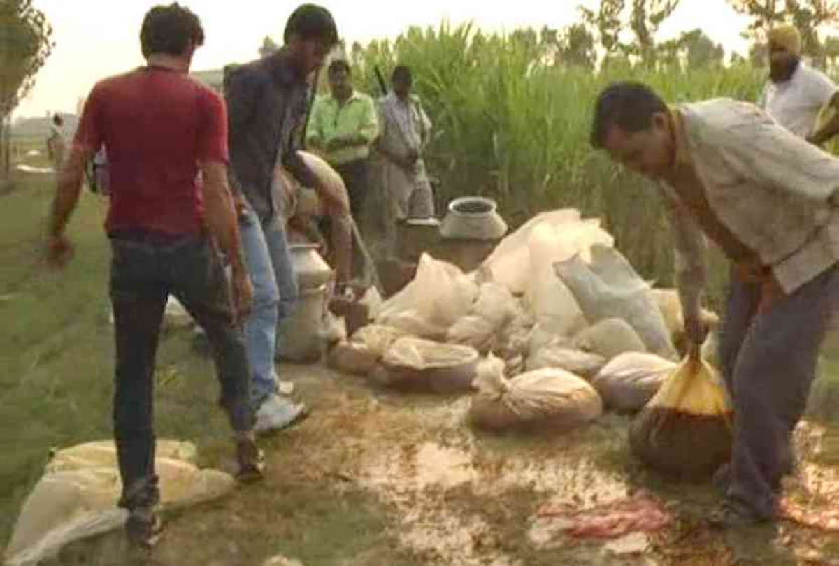illegal liquor manufacturing factory caught in unnao