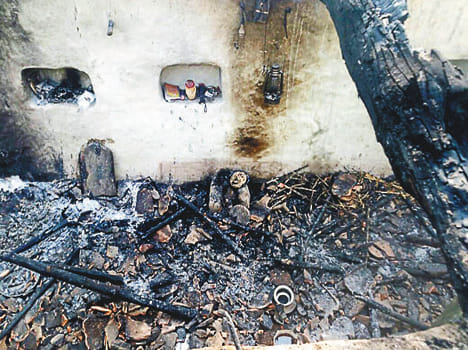 Maiden's death by fire in suspicious circumstances