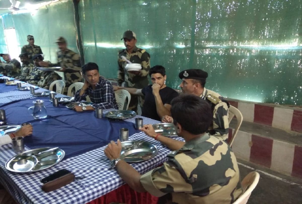 Film Aiyaary team arrived at india border in rajasthan