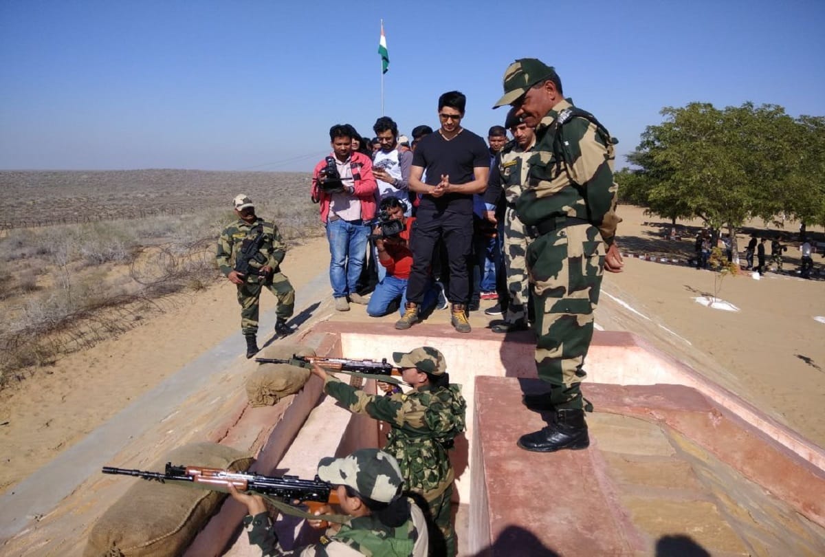 Film Aiyaary team arrived at india border in rajasthan