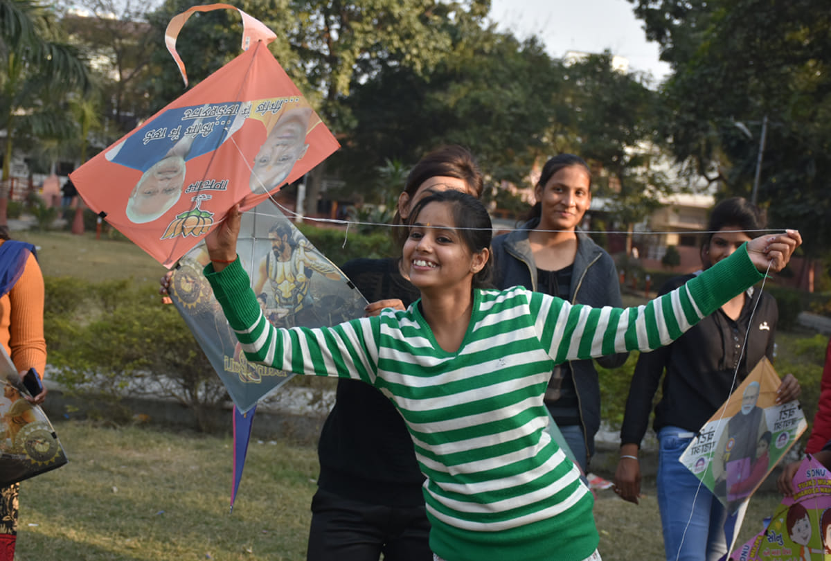 kite festival celebrated in india on makar sankranti