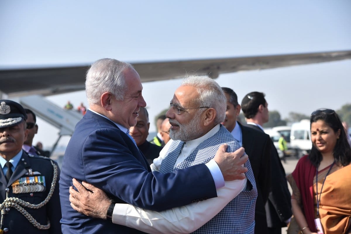 Congress take a dig at PM modi and netanyahu meeting is Hugplomacy 