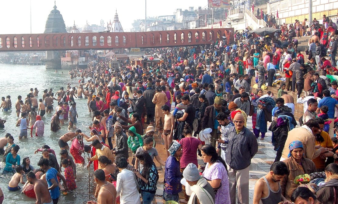 Makar sankranti 2018 ganga snan photos haridwar