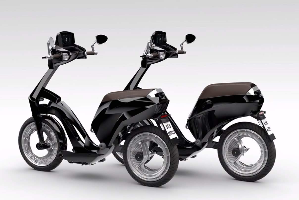 Ujet unveiled Foldable Smart Scooter with 150 kilometer range at CES 2018