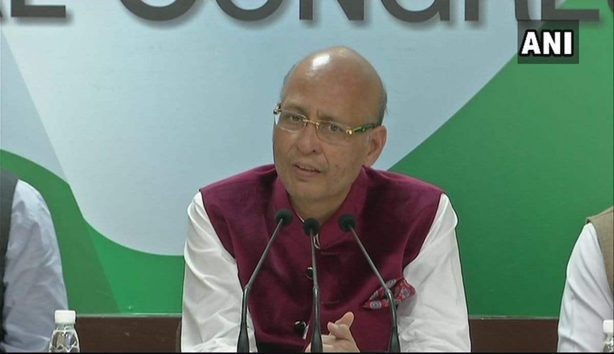 Congress is not politicising justice loya death says spokesperson Abhishek Singhvi
