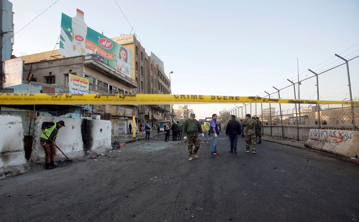 Air defense systems in Iraq have intercepted a rocket targeting the US Embassy in Baghdad