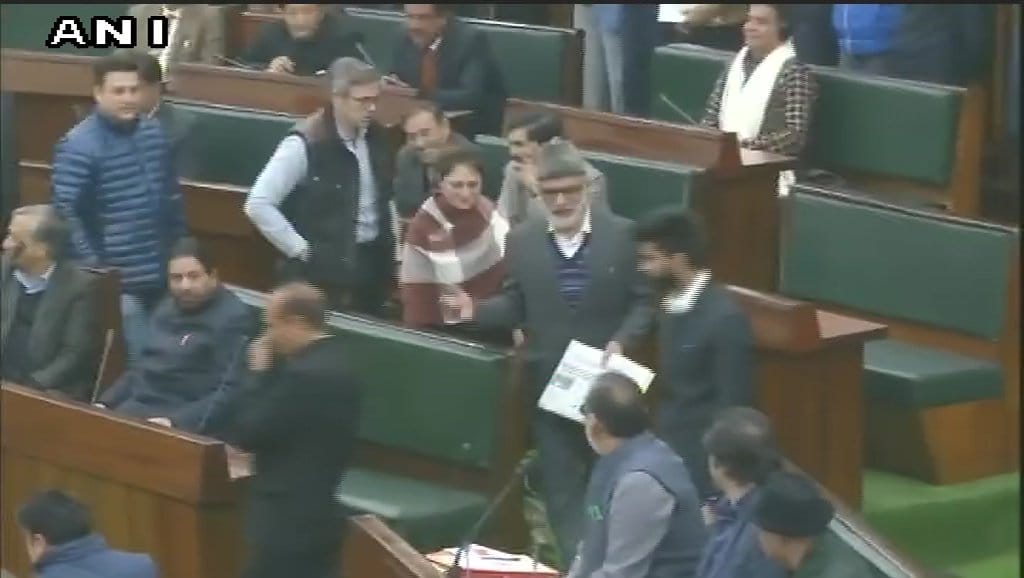  neca members walkout from J&K assembly over Army's 'Operation All Out'