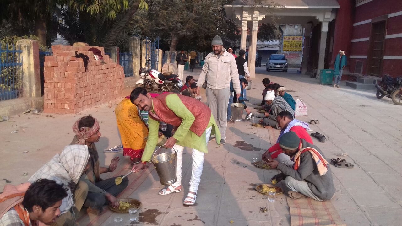 Makar sankranti celebration in kashi vishwanath temple