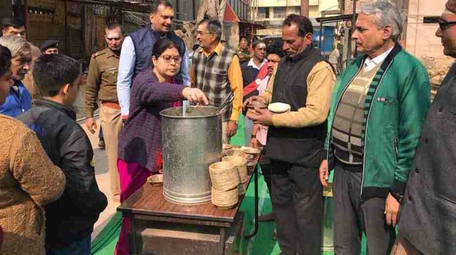 Khichdi celebration in kashi vishwanath temple