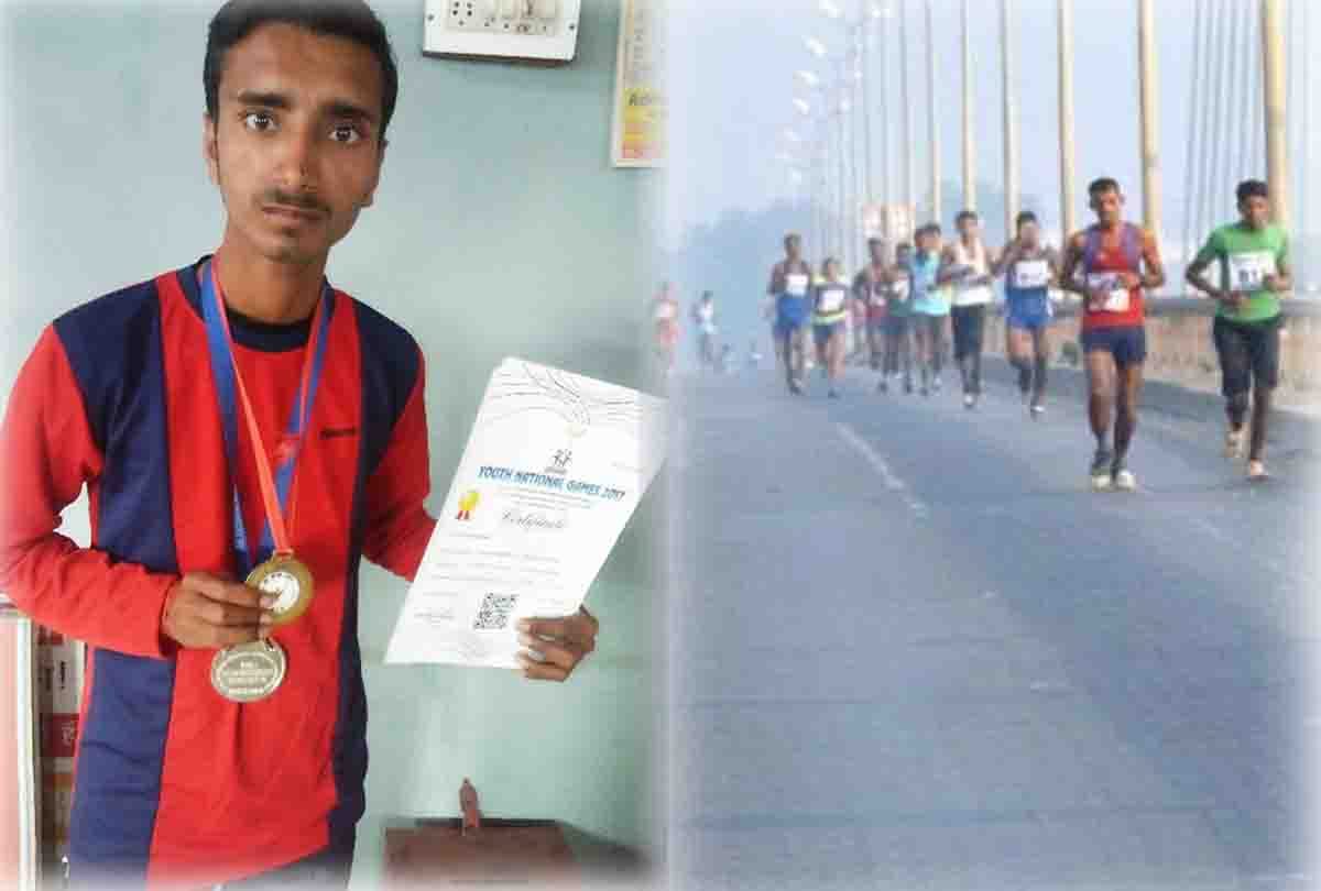 auraiya boy want to participate in marathon