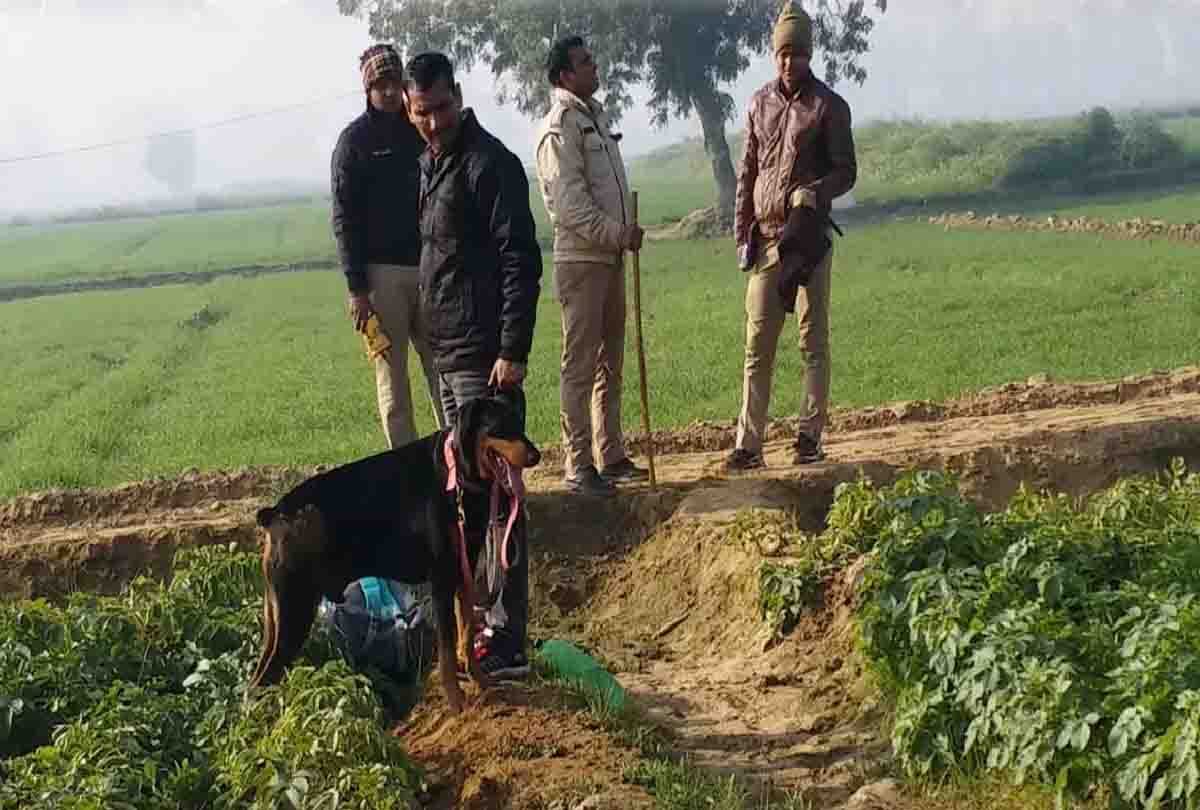 तांत्रिक की निशानदेही पर पुलिस ने बरामद की मूर्ति