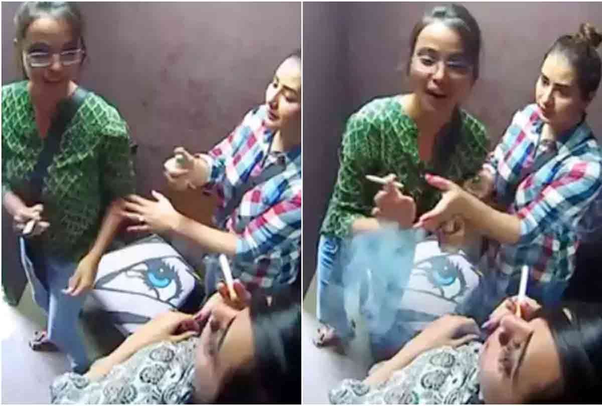 bigg boss 11 shilpa shinde and arshi khan smoking in house photos goes viral