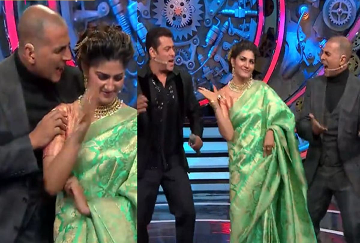 Bigg Boss 11: Sapna Chaudhary dance with Akshay Kumar and Salman Khan can steal your heart