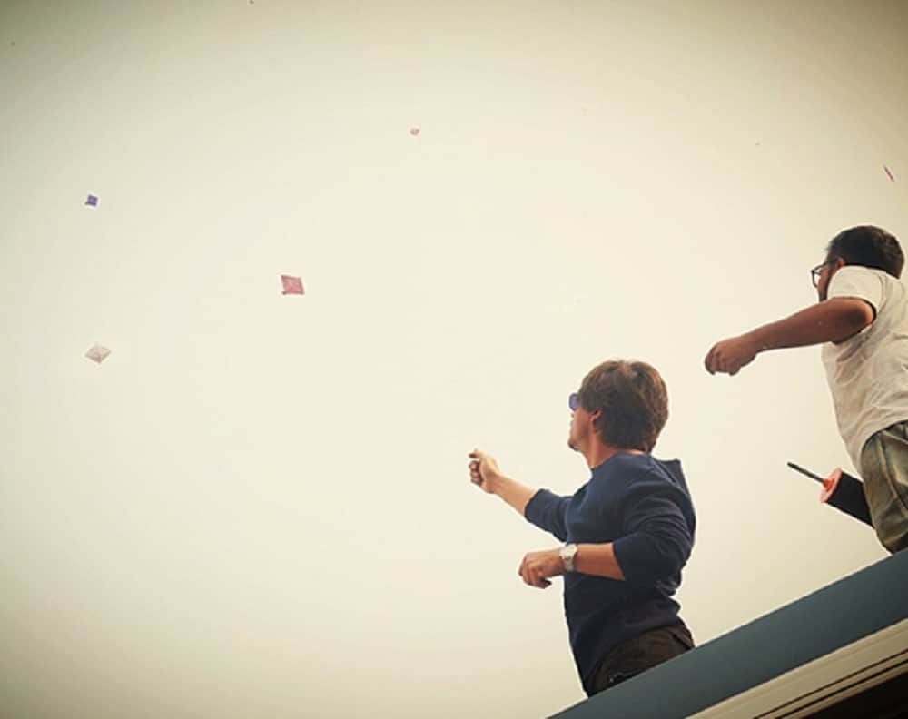 Shah Rukh Khan celebrated Makar Sankranti on the sets of his upcoming film Zero