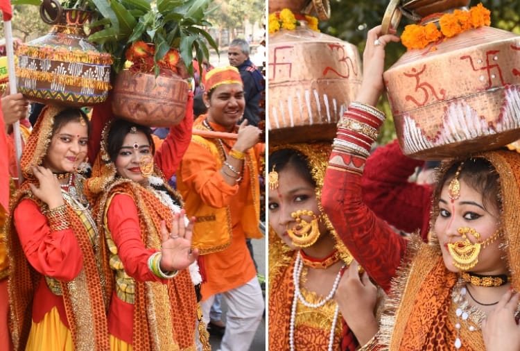 celebration of uttarayani mela 2018 in lucknow