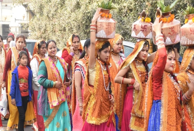 celebration of uttarayani mela 2018 in lucknow