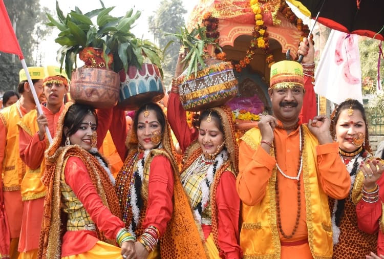 celebration of uttarayani mela 2018 in lucknow