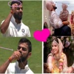 Virat Kohli dedicates his 150 runs to wife Anushka Sharma by kissing his wedding ring
