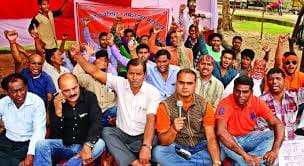 Vishwa Hindu Parishad protest against Gokshi