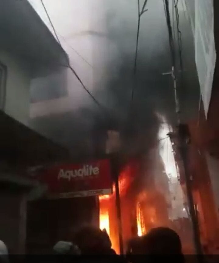 lose of millions of flame in the shop of slippers 