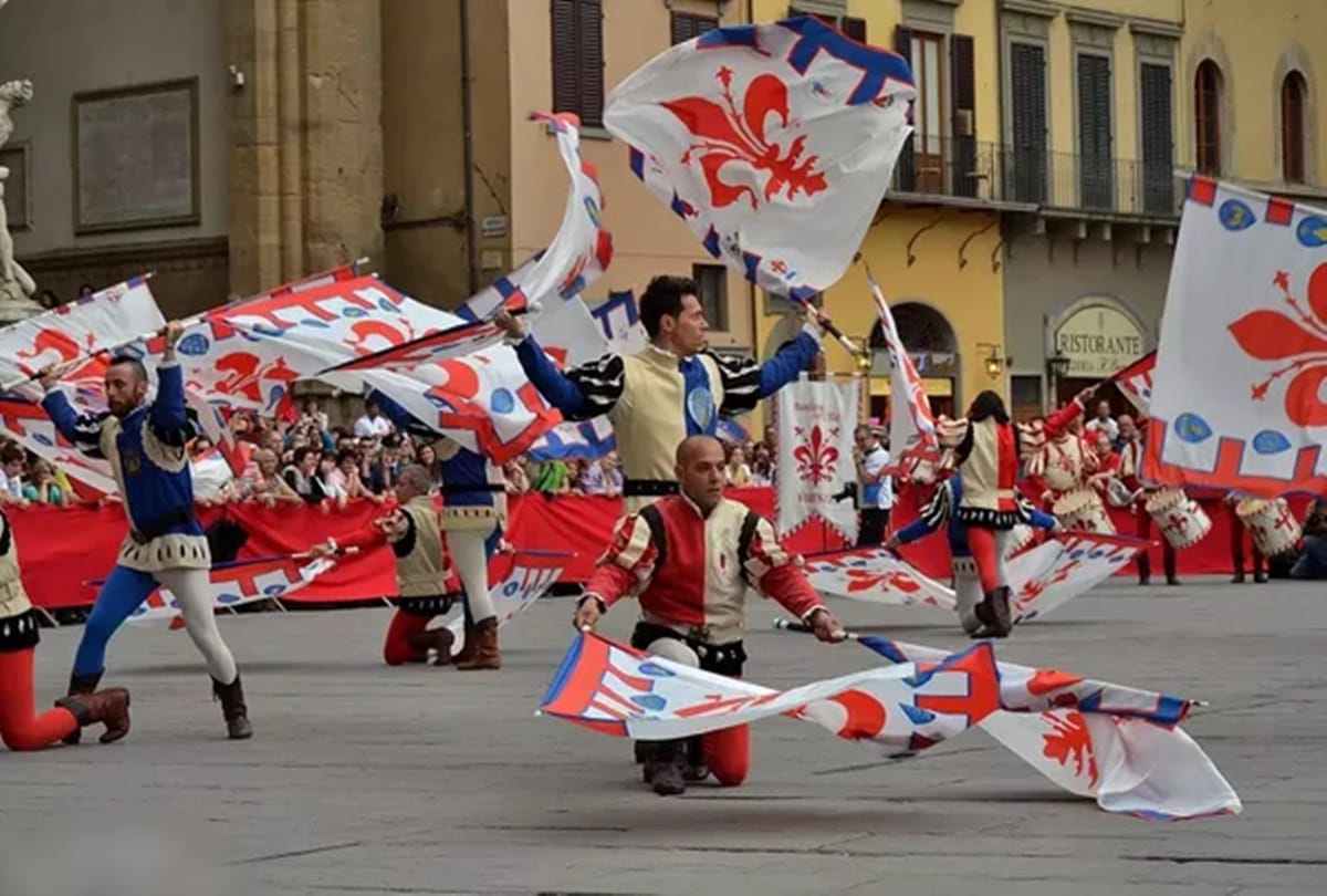 Strange tradition of throwing flag in this country
