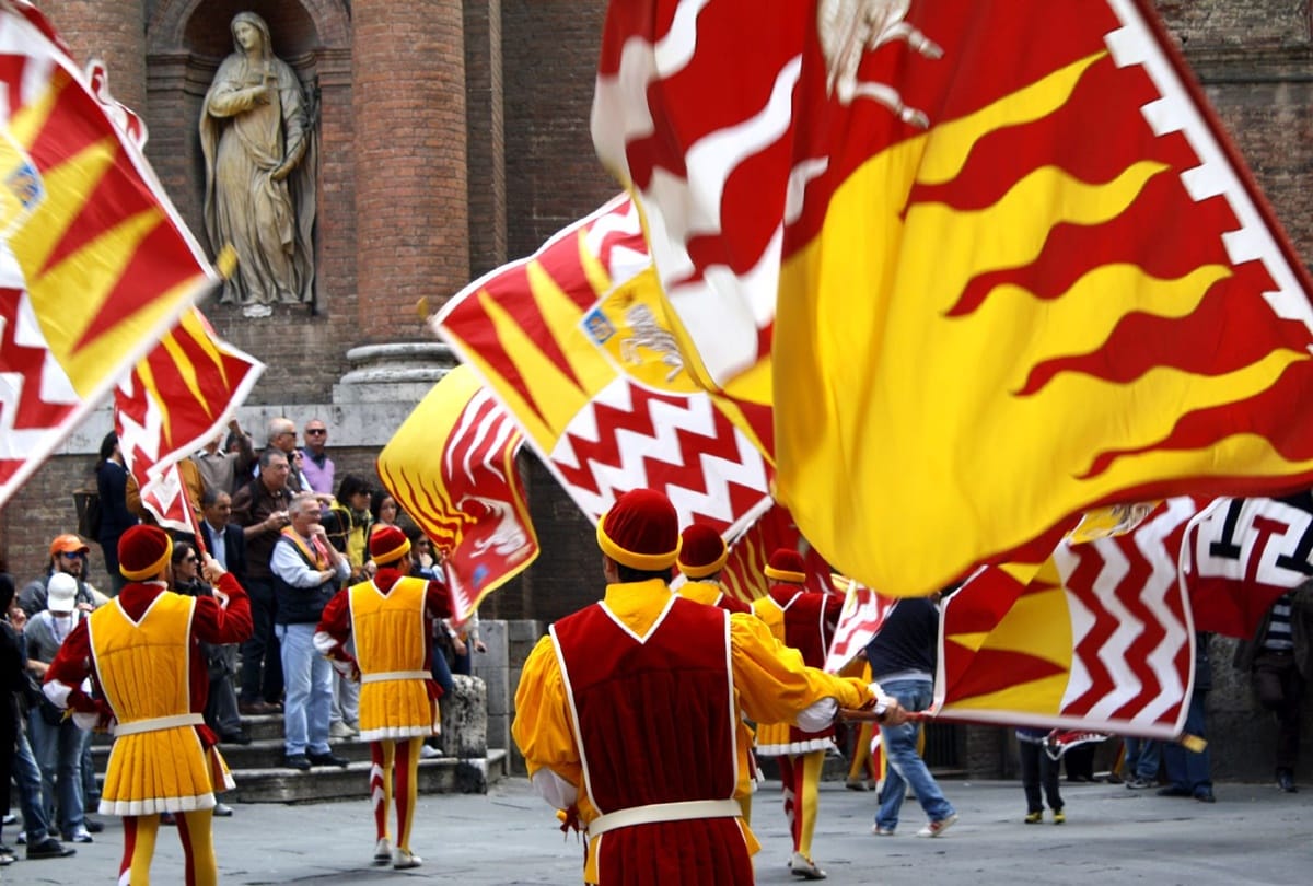 Strange tradition of throwing flag in this country